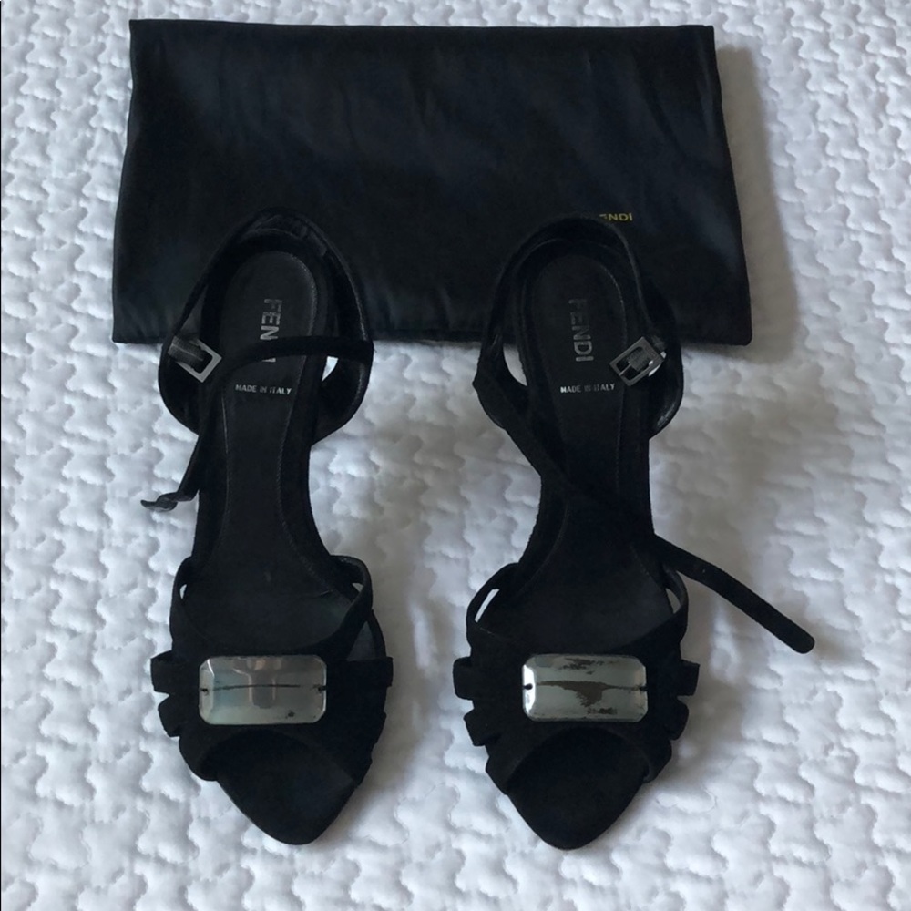 Authentic Vintage Fendi Shoes, Gently Worn (Gems need love